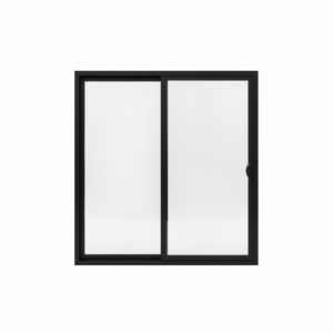 Black/Black Sliding Patio Door