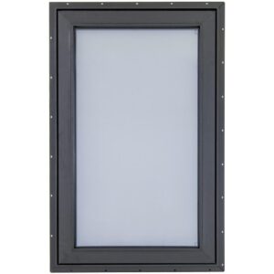 Black/Black Fixed Picture Window