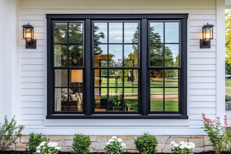 Black Double Hung Windows